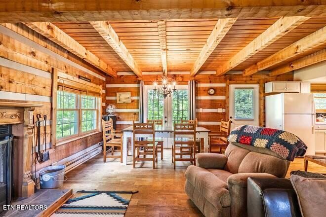 1428 Goodwater Road Bybee, TN 37713 - Photo 3 of 43 a living room with furniture and a large window