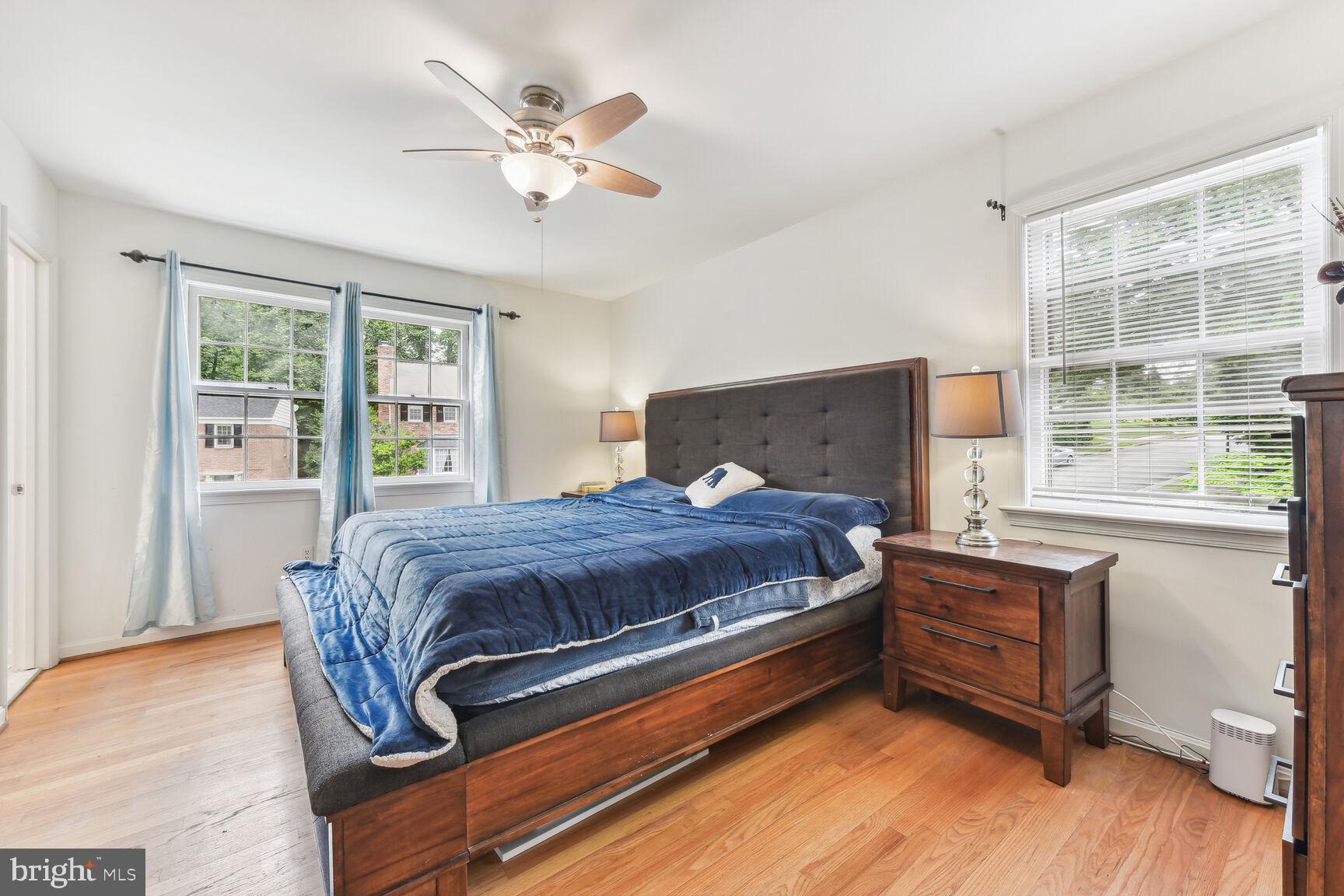 6719 Baron Road McLean, VA 22101 - Photo 14 of 30 a bedroom with a bed and a window
