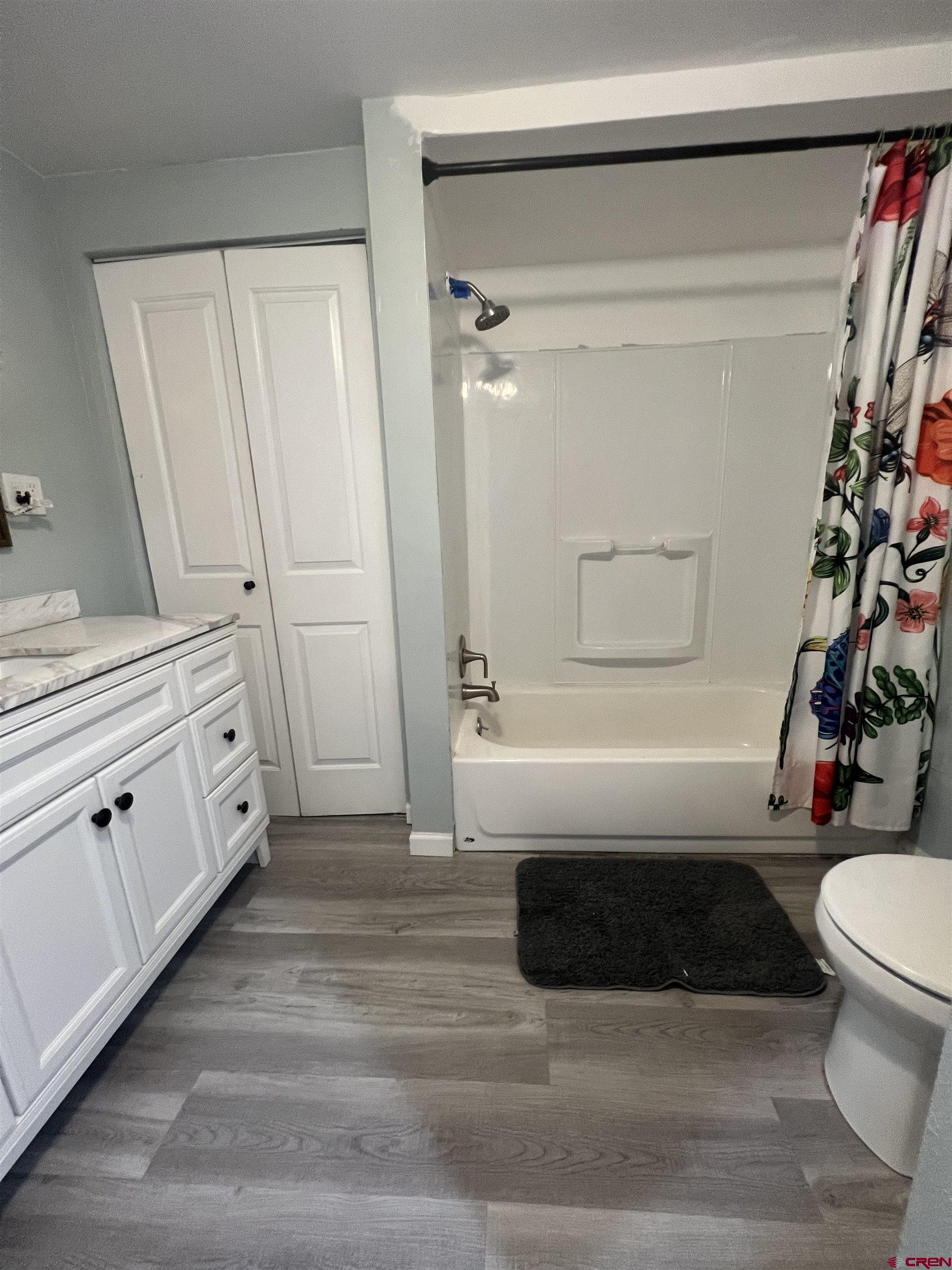 20691 Fairview Road Austin, CO 81410 - Photo 24 of 42 a bathroom with a bathtub and a shower