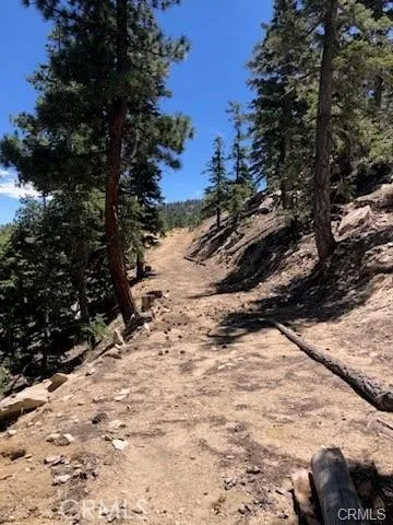 a view of a lake from a mountain