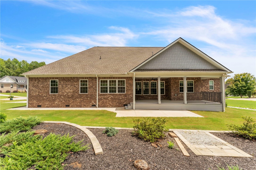 1015 Winmar Drive Anderson, SC 29621 - Photo 39 of 49 This spacious brick home features a comfortable patio, ideal for outdoor enjoyment and relaxation.