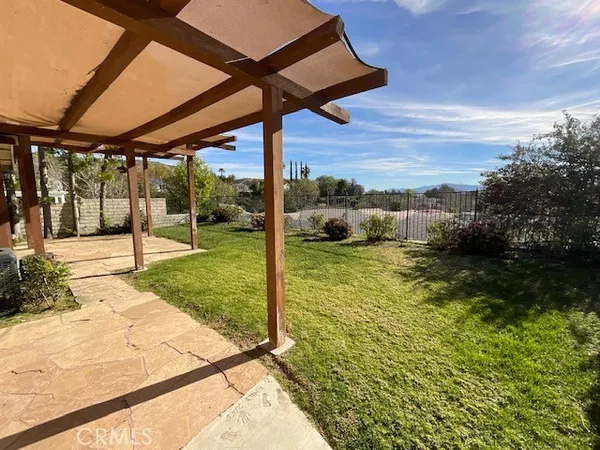 a view of a porch