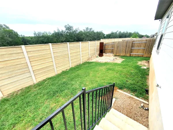 a view of a balcony with outdoor space