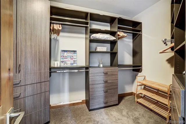 a view of walk in closet