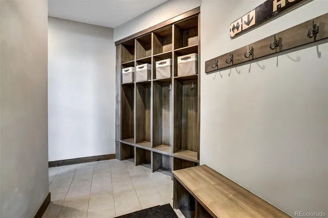 a view of room with stairs