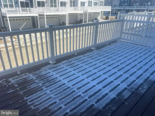 a view of wooden floor in a balcony