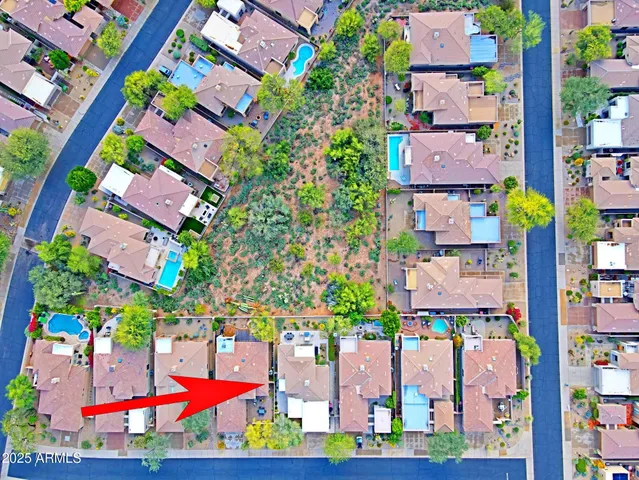 a view of an outdoor space and swimming pool