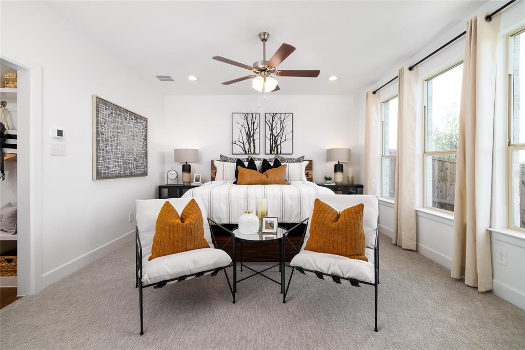 1428 Lady Bird Road Justin, TX 76247 - Photo 8 of 13 Beazer Homes Wildflower Ranch Brazos Floorplan. This is not a photo of the actual home, but is a photo of the Brazos floorplan.