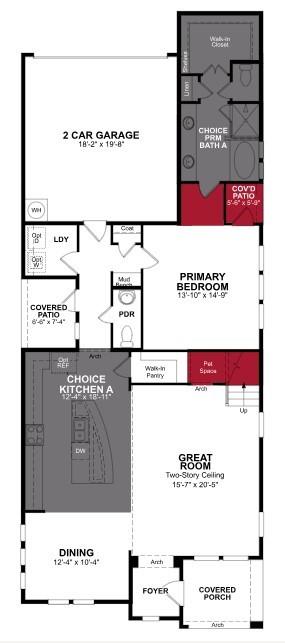 1428 Lady Bird Road Justin, TX 76247 - Photo 12 of 13 Beazer Homes Wildflower Ranch Brazos Floorplan.