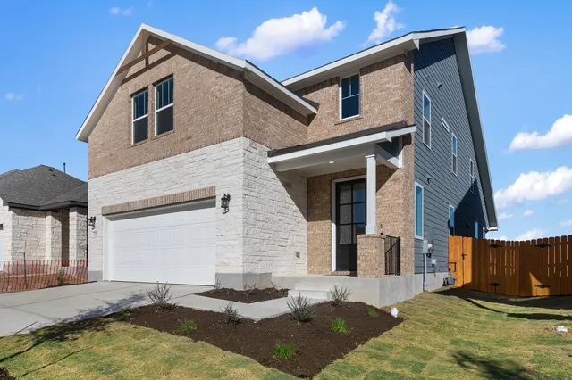 a backyard of a house