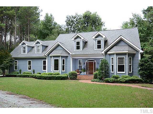 1815 Shaw Road Durham, NC 27704 - Photo 1 of 24 Gorgeous custom home on 8.7+ acres. Walk to Falls Lake or enjoy the view from your own yard. Exterior Front