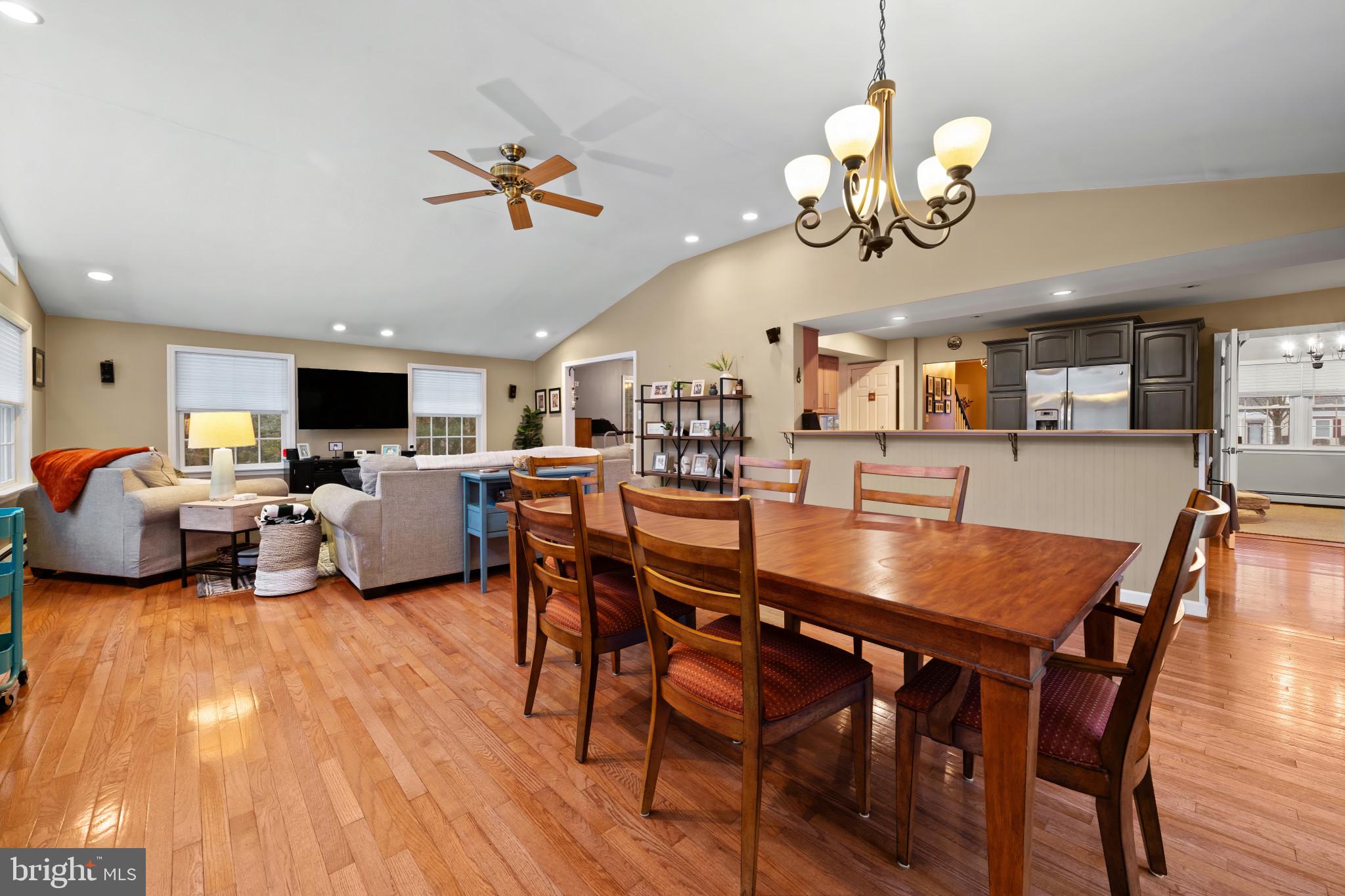 1501 Keystone Drive Hatfield, PA 19440 - Photo 21 of 45 Dining room featuring a chandelier, a ceiling fan,
