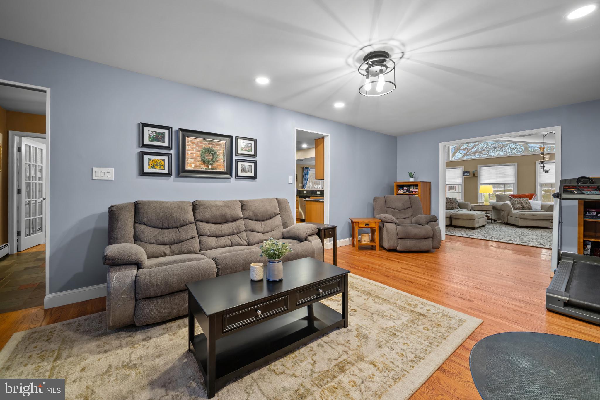1501 Keystone Drive Hatfield, PA 19440 - Photo 6 of 45 Living room with recessed lighting and light wood-