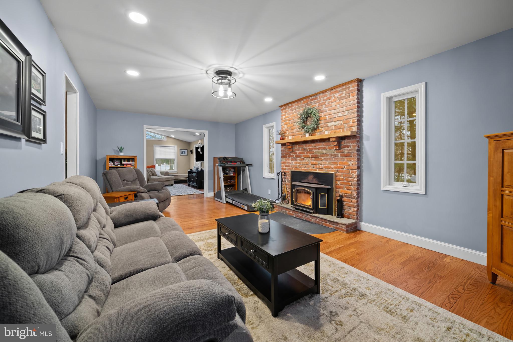 1501 Keystone Drive Hatfield, PA 19440 - Photo 7 of 45 Living room with light wood-style floors, recessed