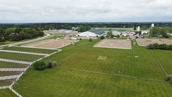 a view of a basketball court
