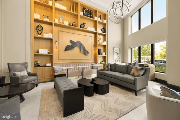 a front view of a building with street view