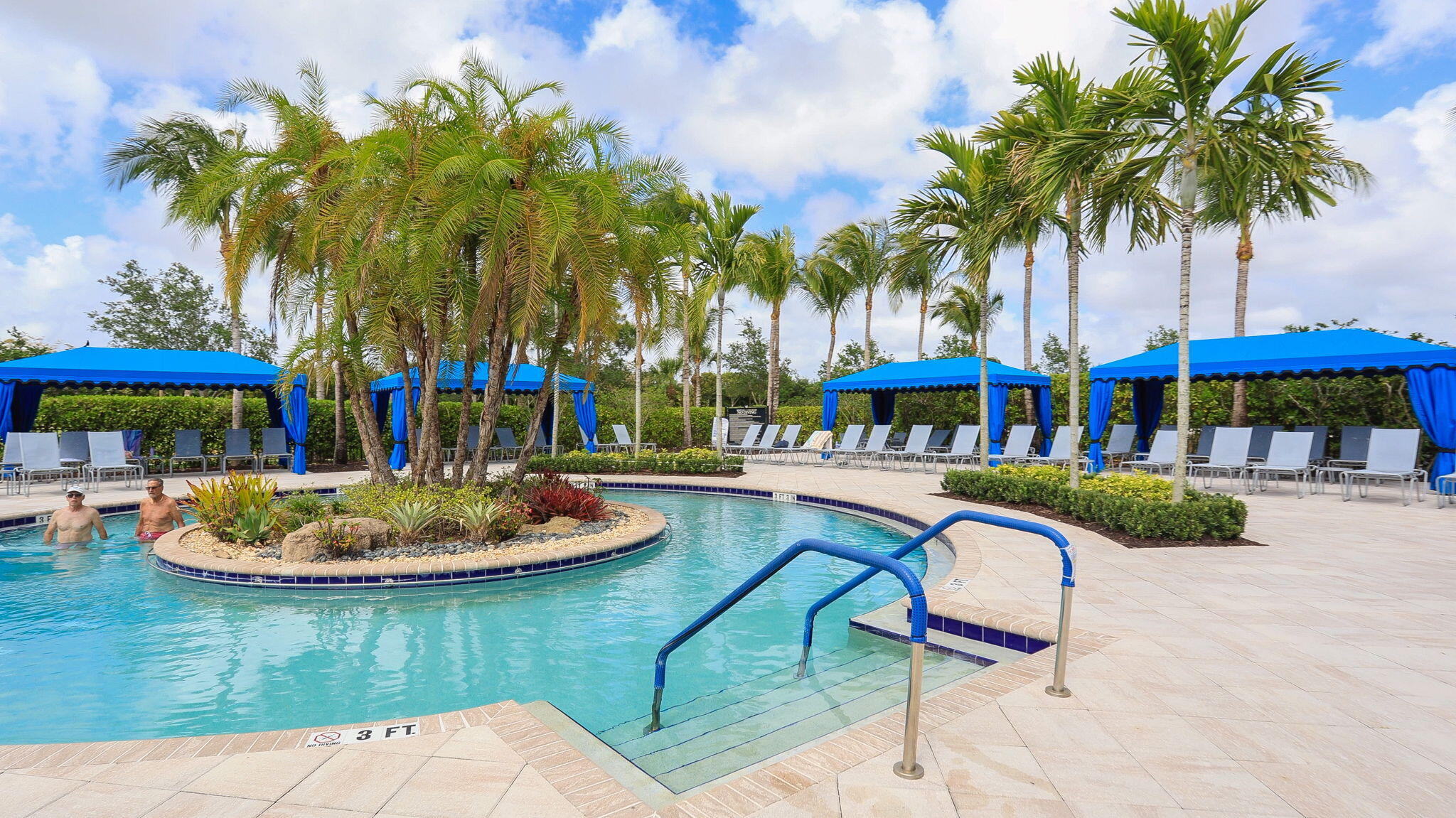 8203 Arabian Range Road Boynton Beach, FL 33473 - Photo 48 of 50 a swimming pool with outdoor seating and yard