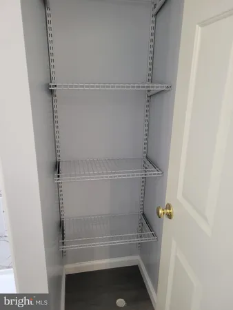 a close view of closet