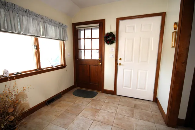 a view of an entryway