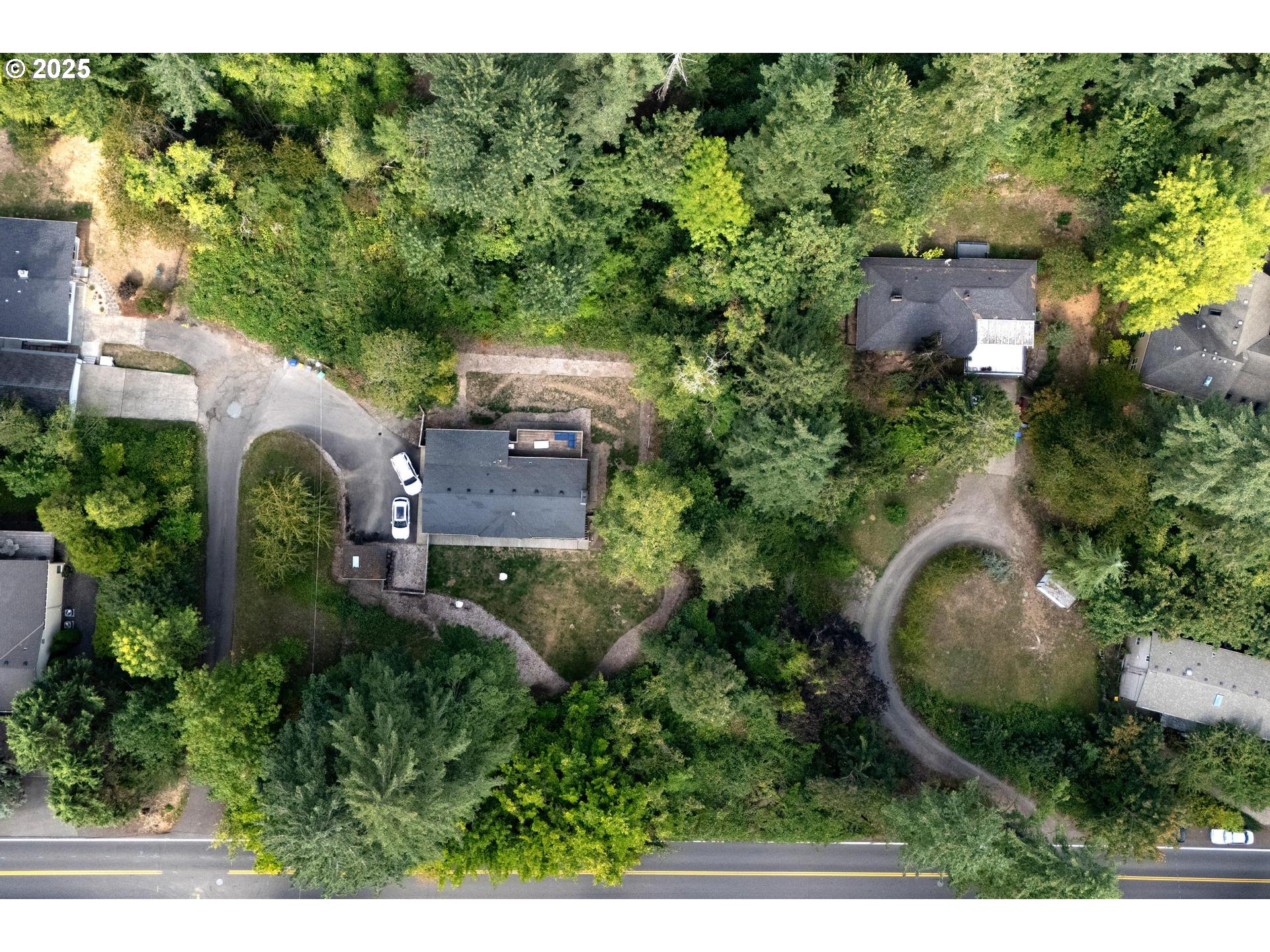 Southwest 43rd Avenue Portland, OR 97219 - Photo 3 of 24 an aerial view of a house with outdoor space and street view
