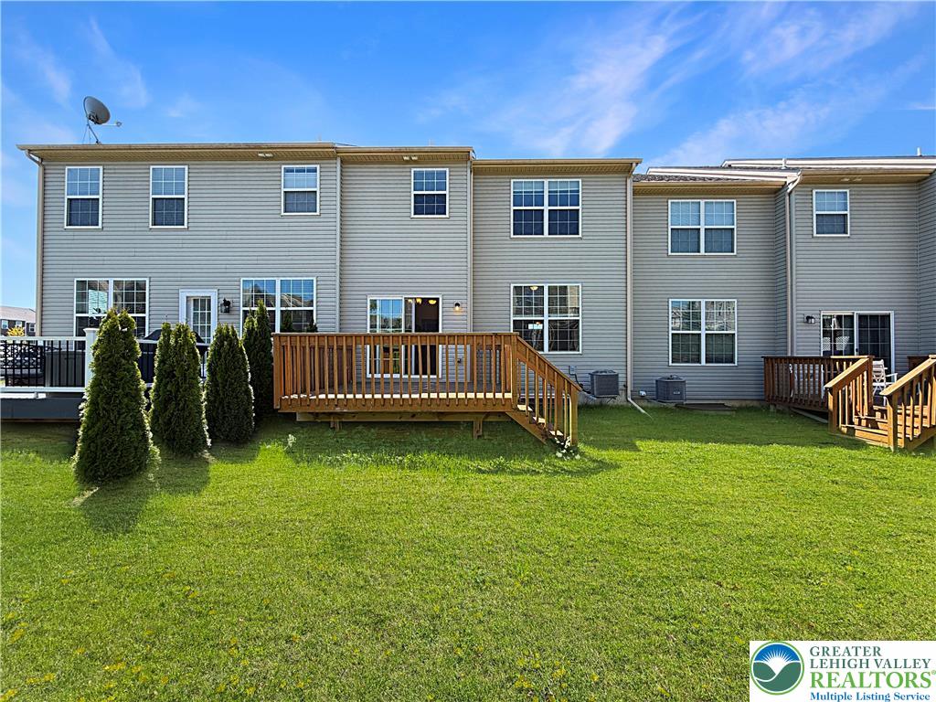 5335 Jutland Road Allentown, PA 18104 - Photo 13 of 13 a view of backyard with deck and a patio