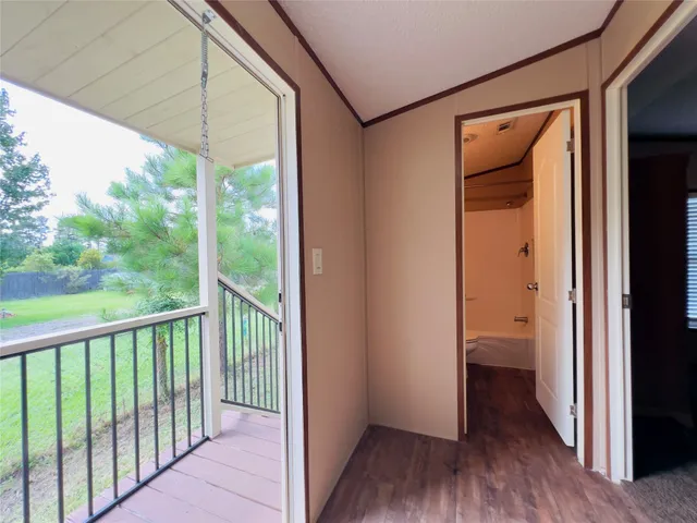 a view of a small space