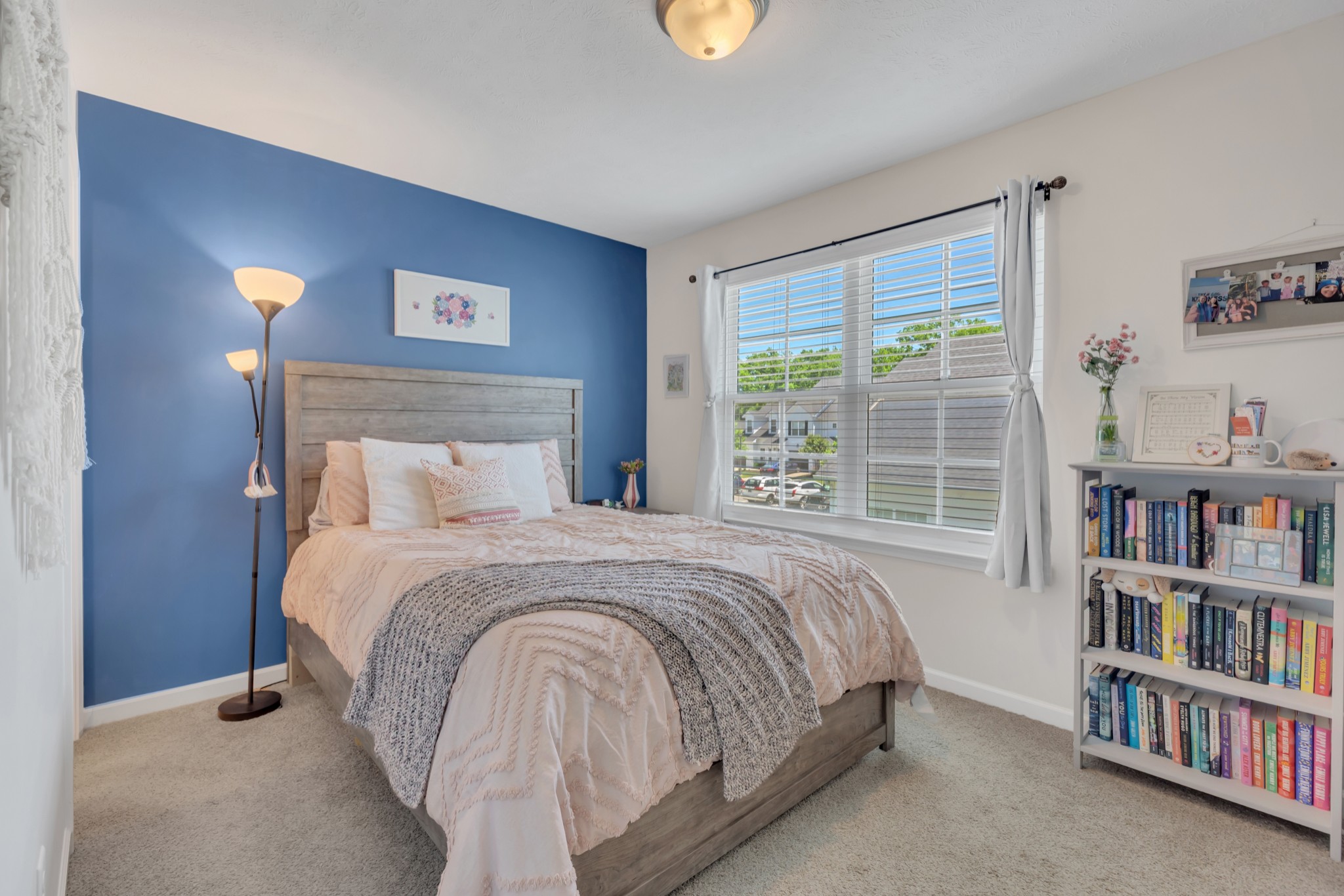 3507 Learning Lane Murfreesboro, TN 37128 - Photo 19 of 30 a bedroom with a bed and a book shelf