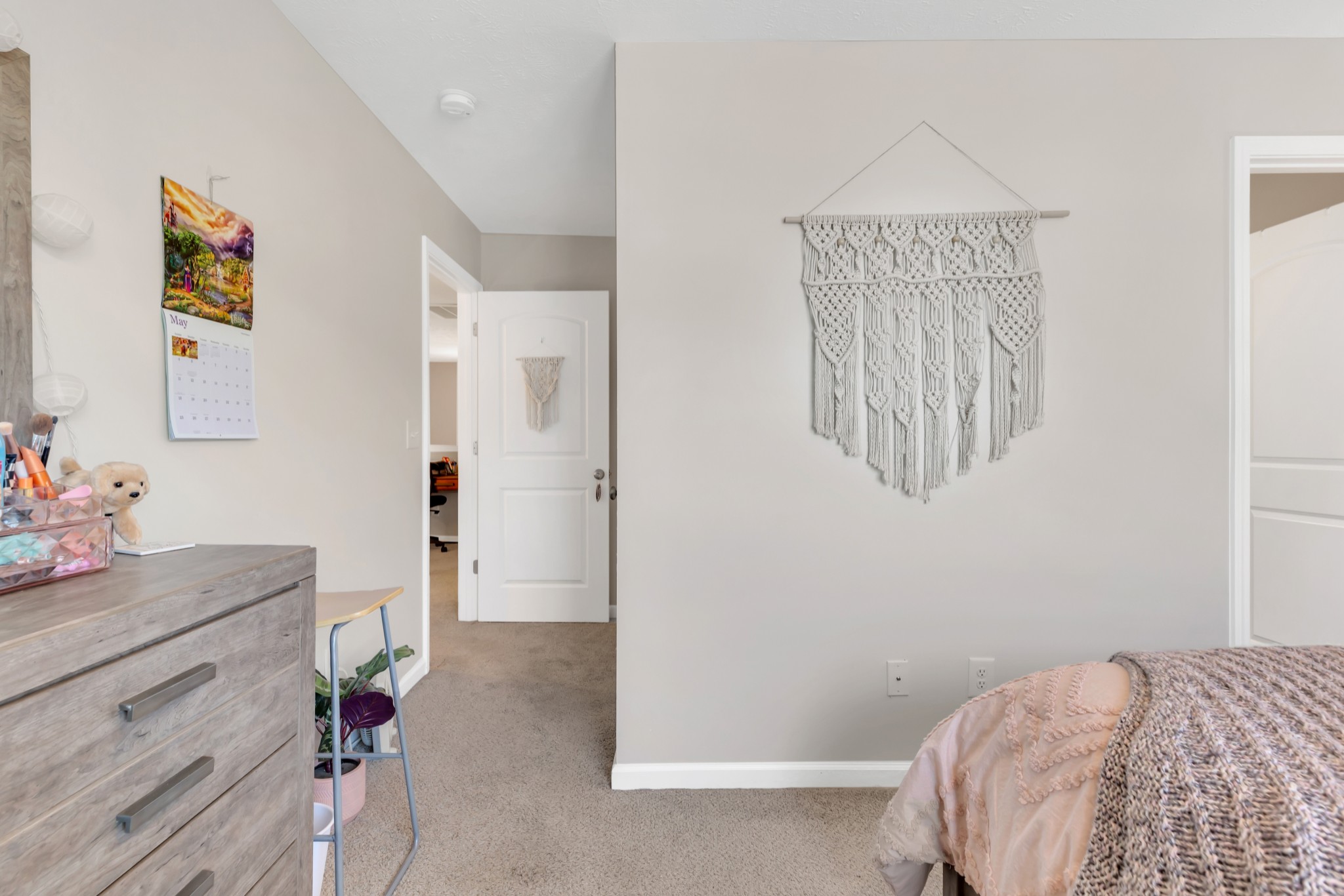 3507 Learning Lane Murfreesboro, TN 37128 - Photo 20 of 30 a bedroom with a bed and a mirror on the dresser