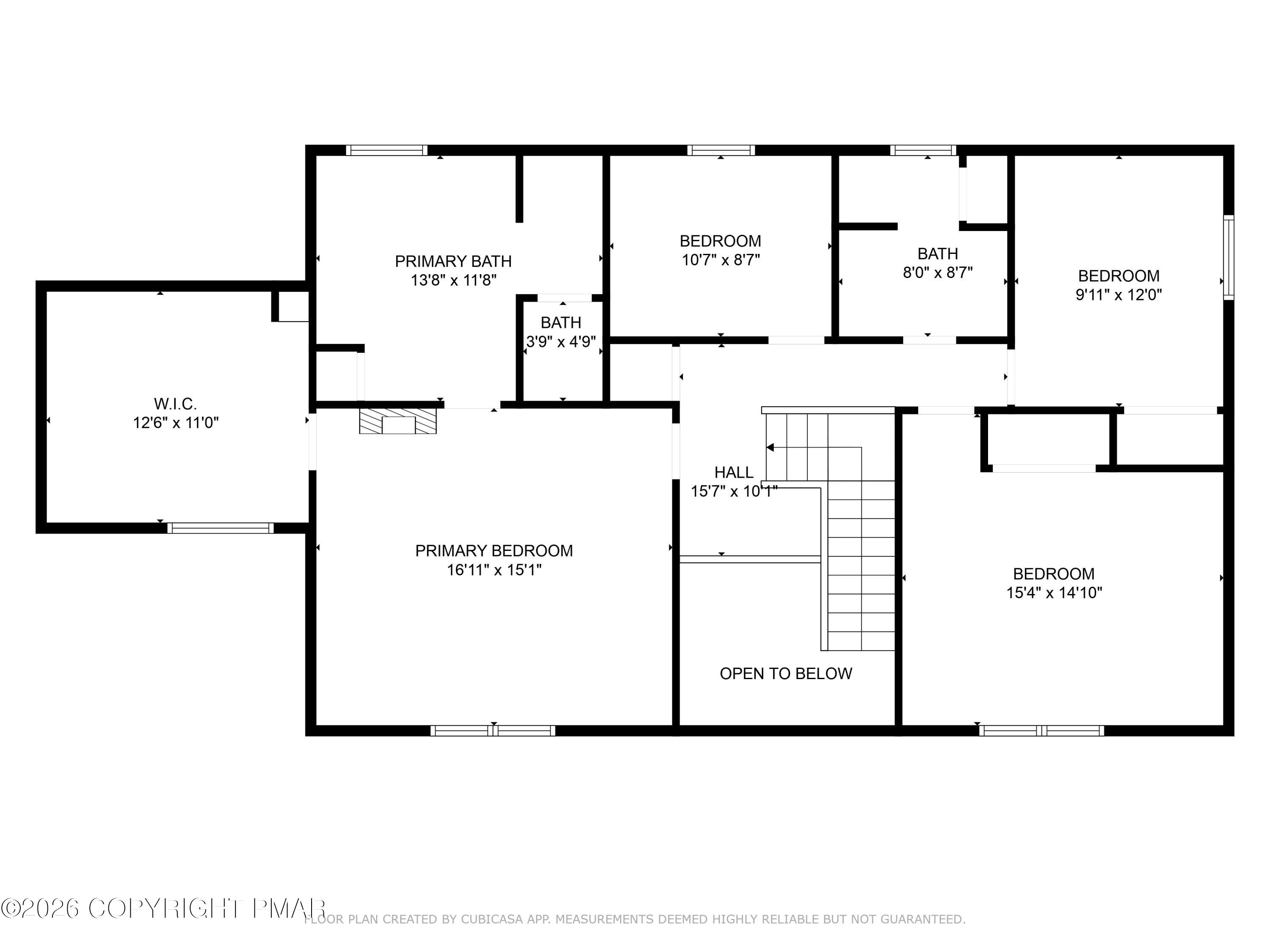 186 Quiet Valley Road Stroudsburg, PA 18360 - Photo 63 of 64 Floor Plan 2nd Floor
