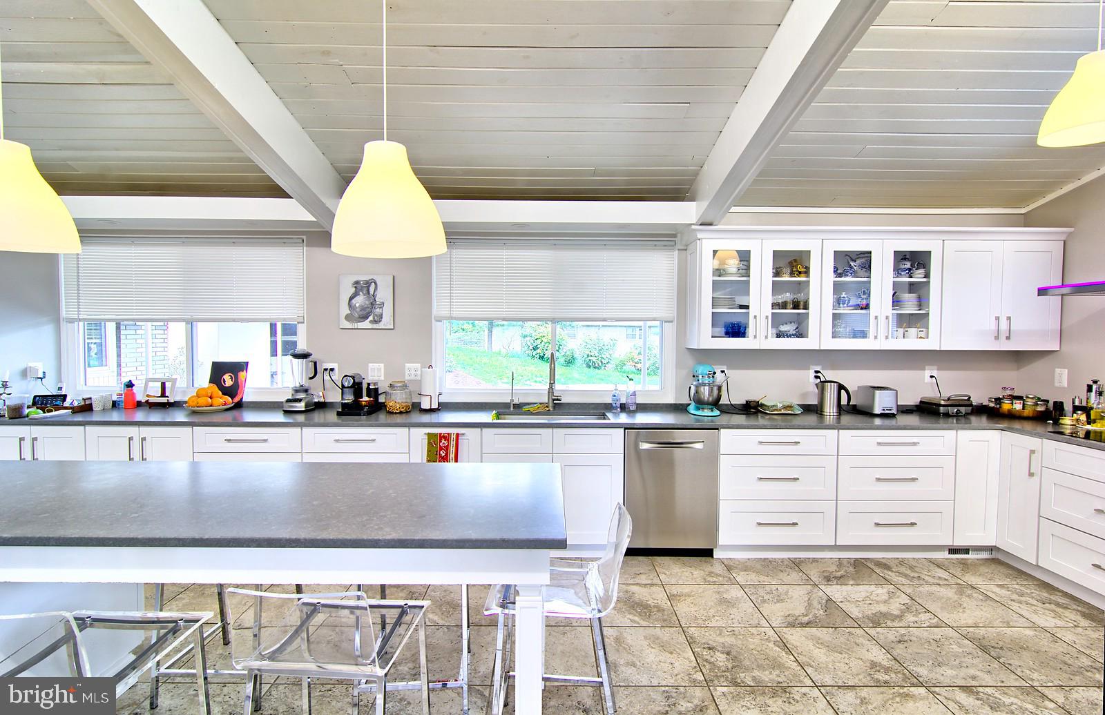 3403 Birch Hollow Road Baltimore, MD 21208 - Photo 13 of 39 Bright Kitchen with Windows, high Ceiling.