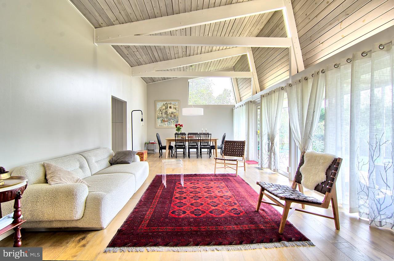 Bright Living Room with high Ceiling