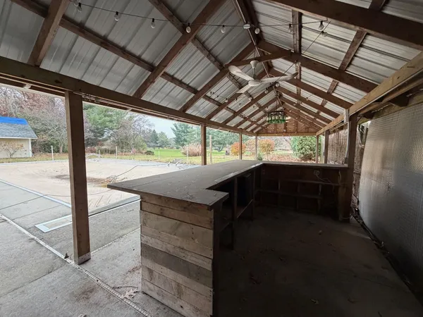 a view of storage and utility room