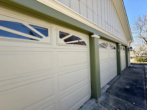 a view of a door of the house