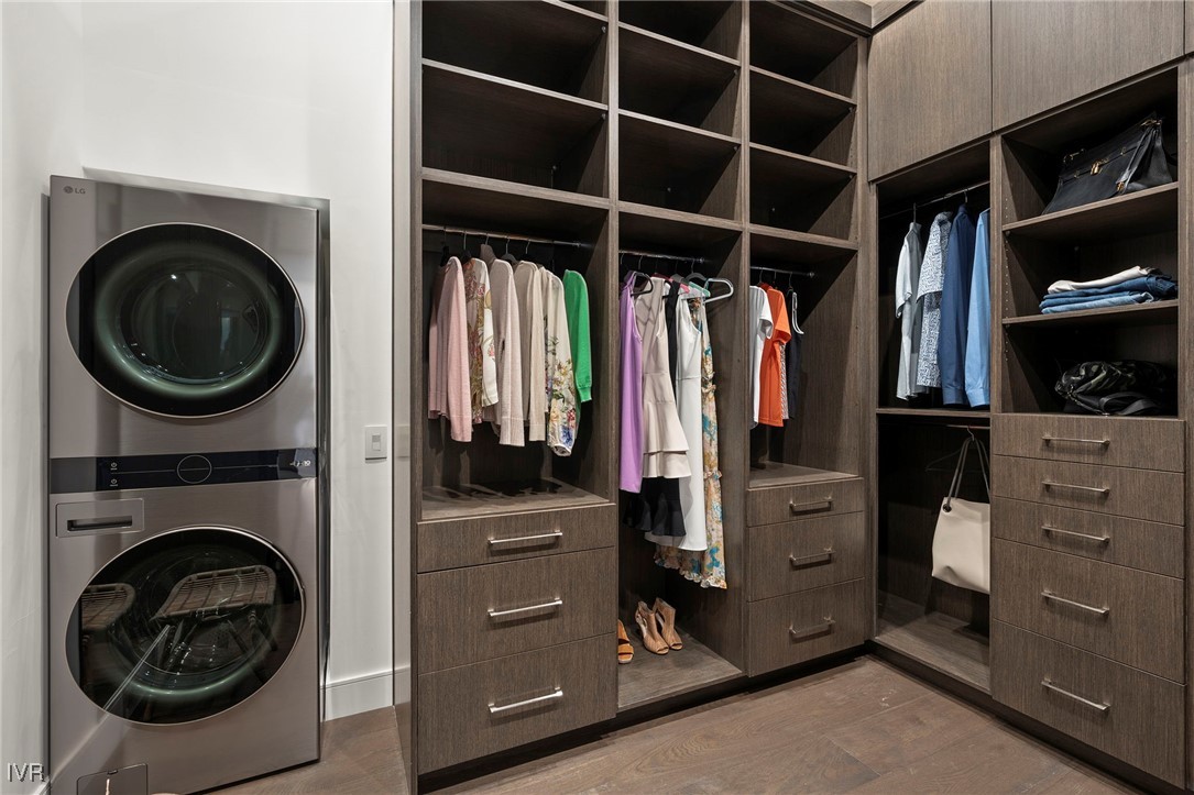 539 Cole Circle Incline Village, NV 89451 - Photo 19 of 49 a view of walk in closet with clothes and shoes