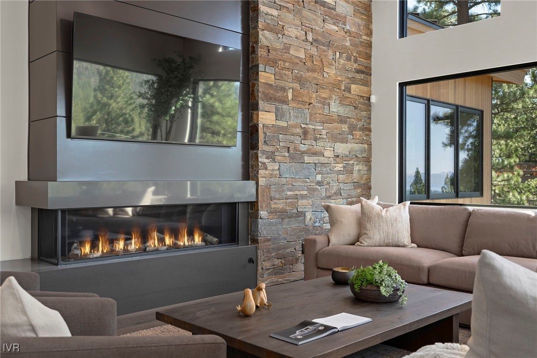 539 Cole Circle Incline Village, NV 89451 - Photo 9 of 49 a living room with furniture and a fireplace