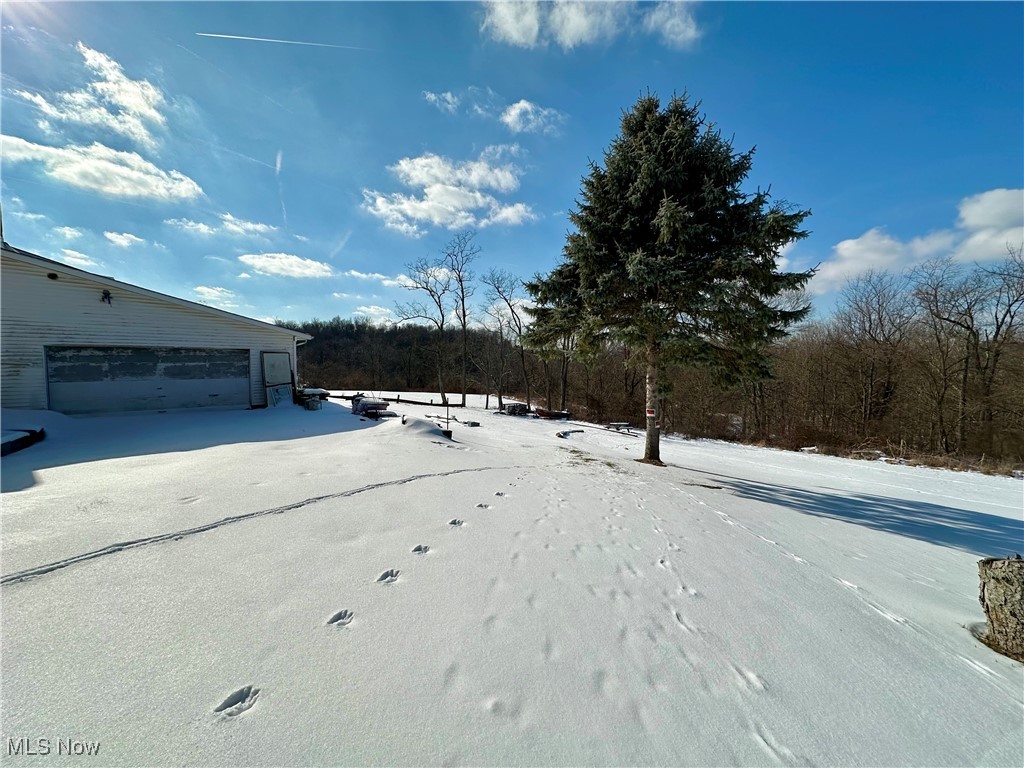 1457 St Johns Road Colliers, WV 26035 - Photo 38 of 38 Yard & Side of Commercial Strcuture with 2-car garage