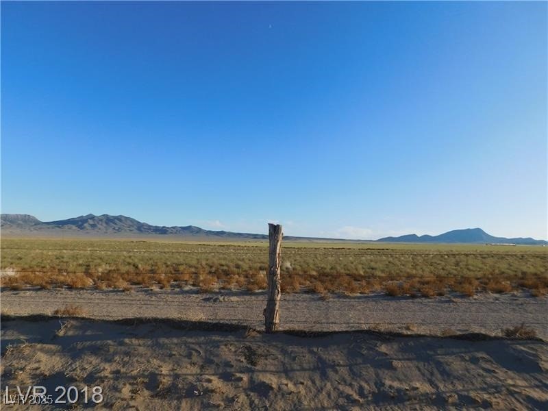 Mountain view featuring a rural view