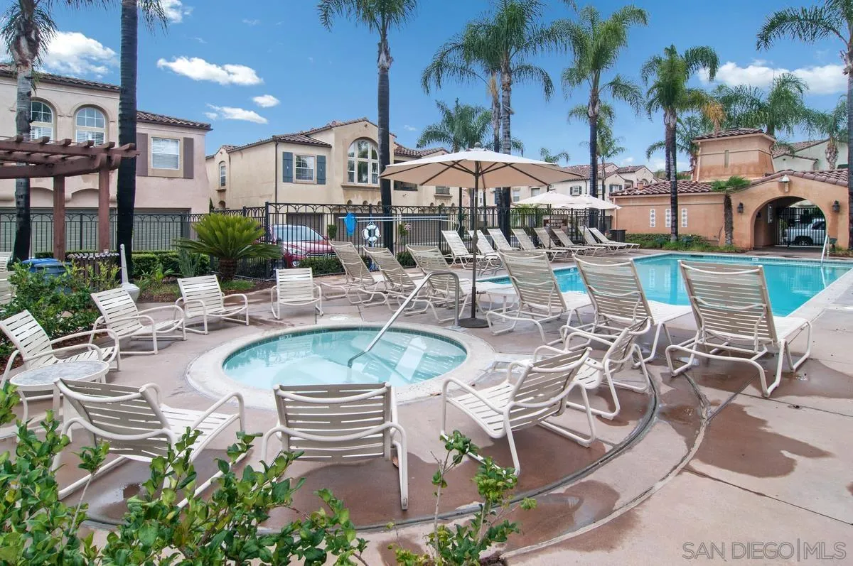 11456 Miro Circle San Diego, CA 92131 - Photo 32 of 34 a view of a swimming pool with outdoor seating space