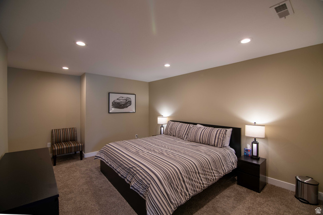 646 East 1400th Street North Mapleton, UT 84664 - Photo 54 of 78 Carpeted room with recessed ceiling lighting