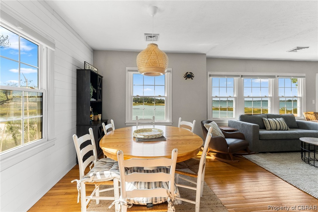 2218 Mill Creek Road Wake, VA 23176 - Photo 25 of 41 Dining area featuring light hardwood floors