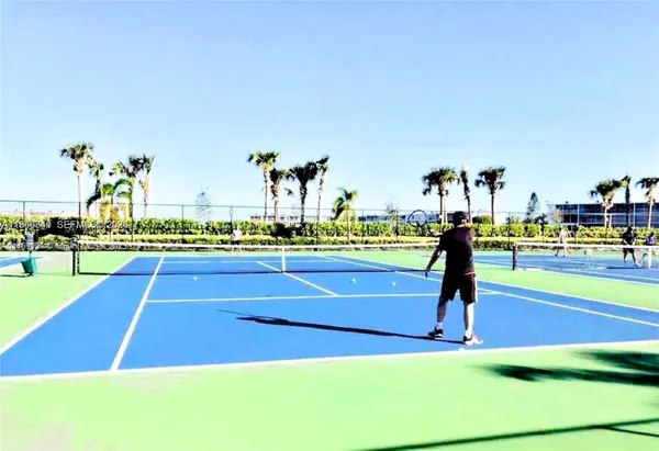 a view of a golf course