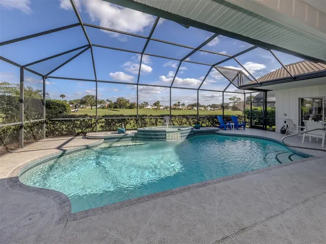 a room with lots of table and chairs