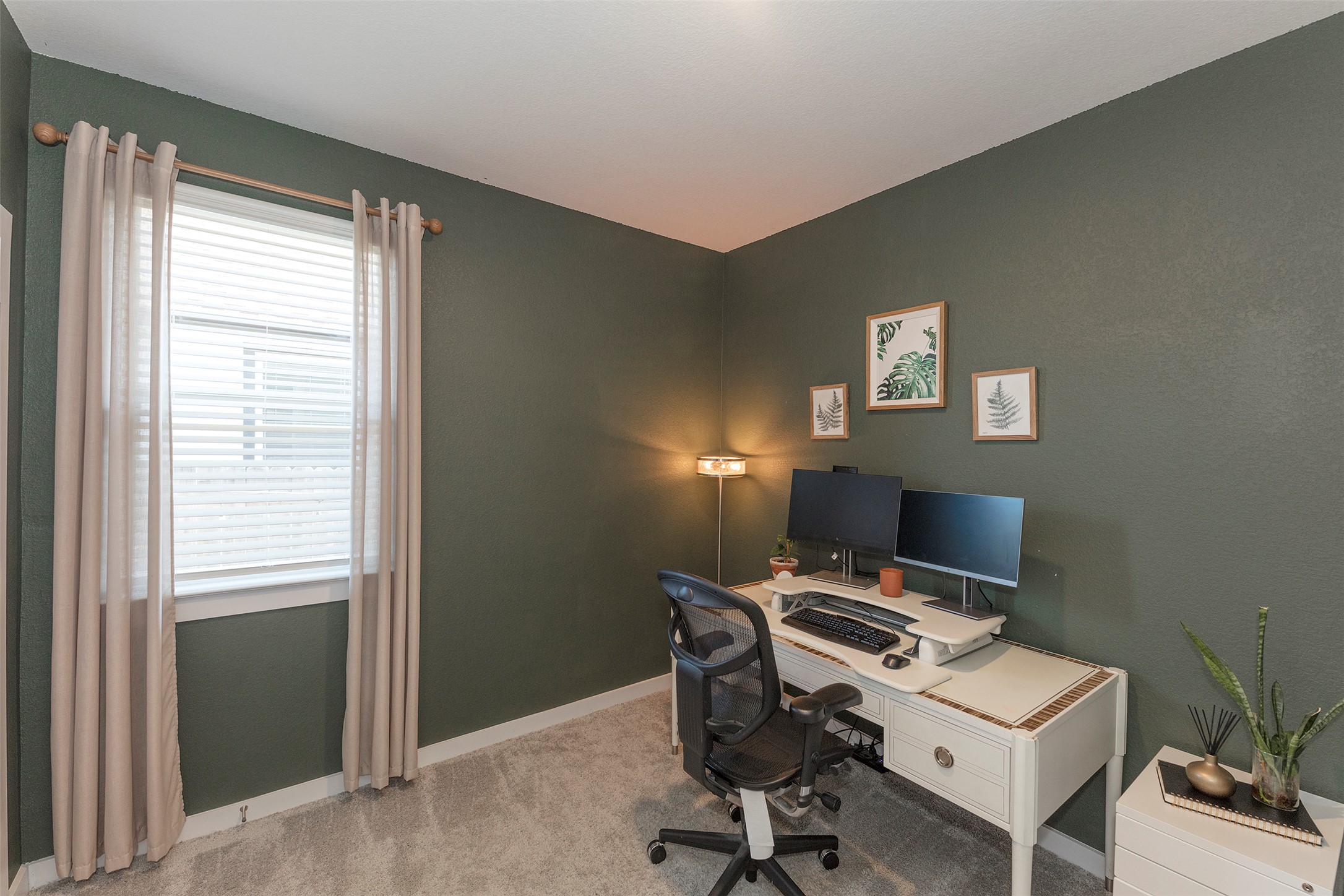 236 Garner Drive Kyle, TX 78640 - Photo 20 of 37 Office featuring carpet floors and baseboards
