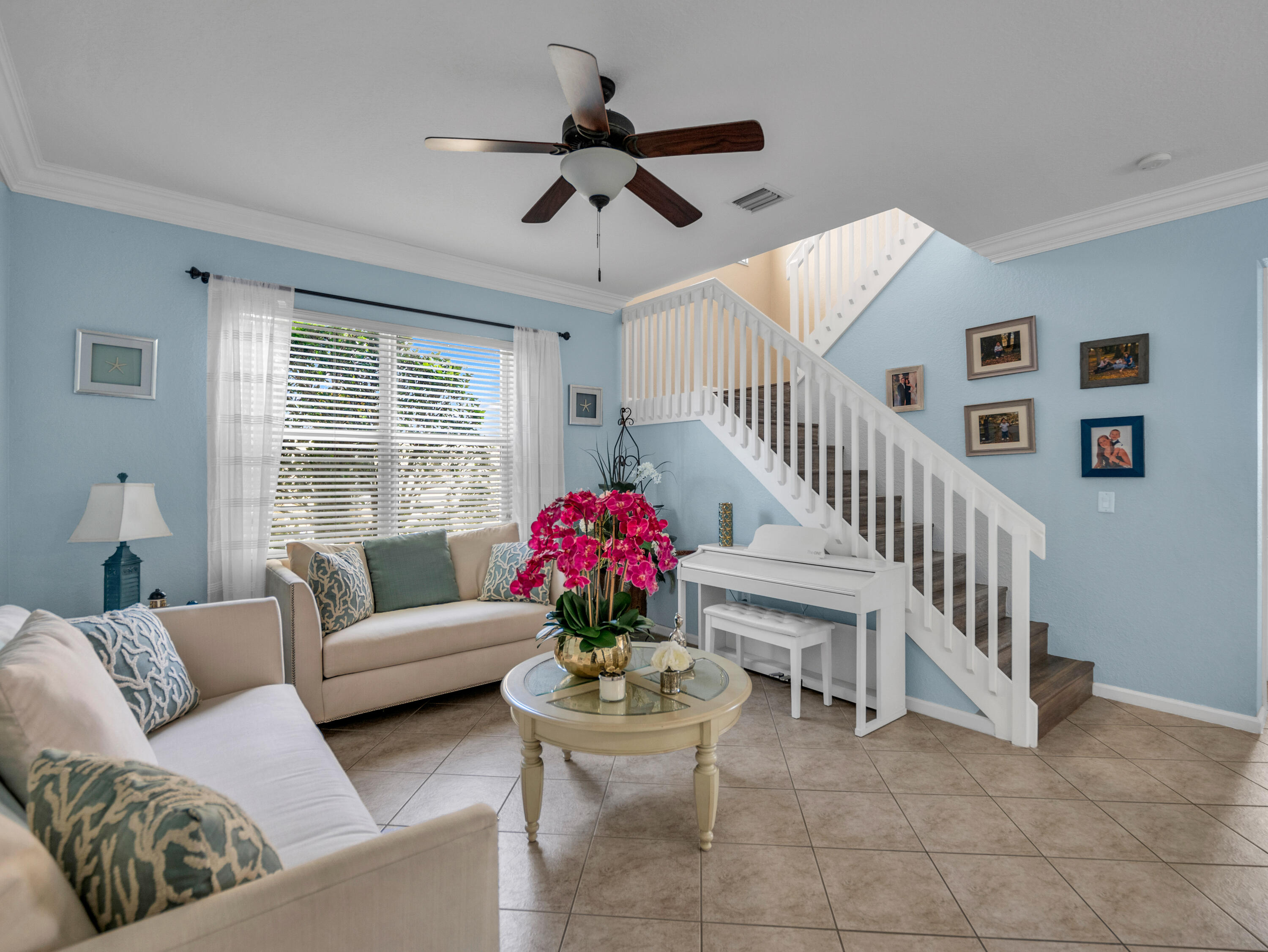 7951 Red Mahogany Road Boynton Beach, FL 33437 - Photo 11 of 33 a living room with furniture and wooden floor