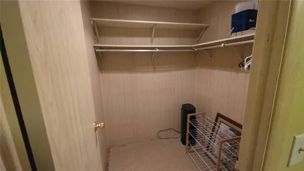 a close view of a shower in bathroom