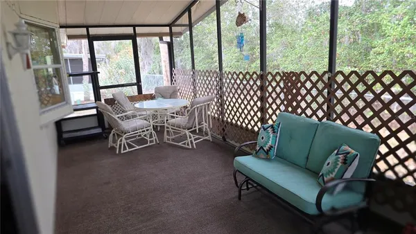 a view of an outdoor space and a yard