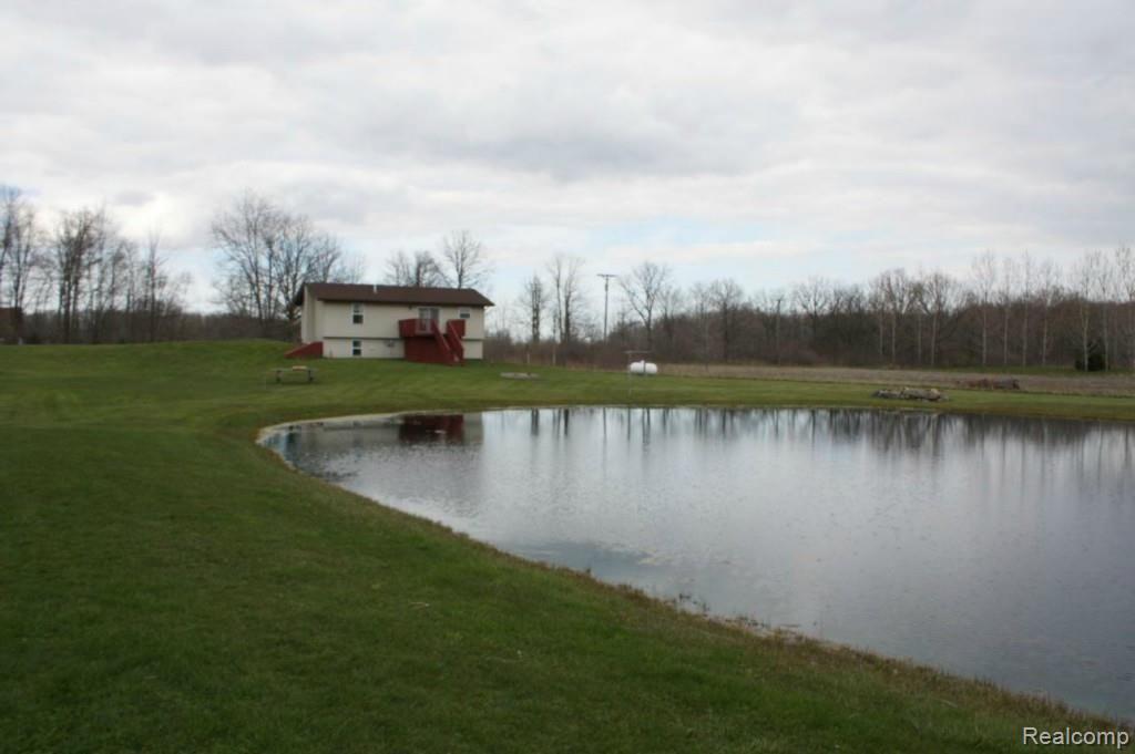 11725 Rynn Road Emmett, MI 48022 - Photo 21 of 33 back of house with pond
