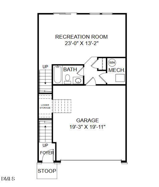 10638 Pleasant Branch Drive Raleigh, NC 27614 - Photo 29 of 40 Renata Rec Room w Bathroom