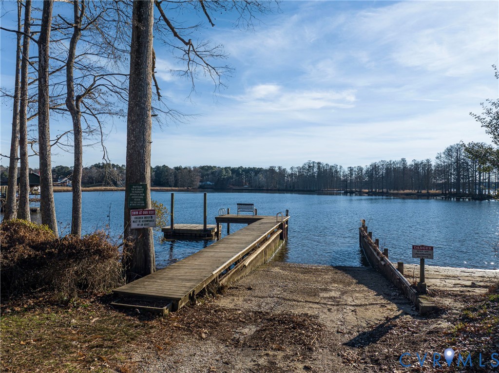 0 Two 2 Rivers Trail Lanexa, VA 23089 - Photo 17 of 19 a view of a lake with a sitting area