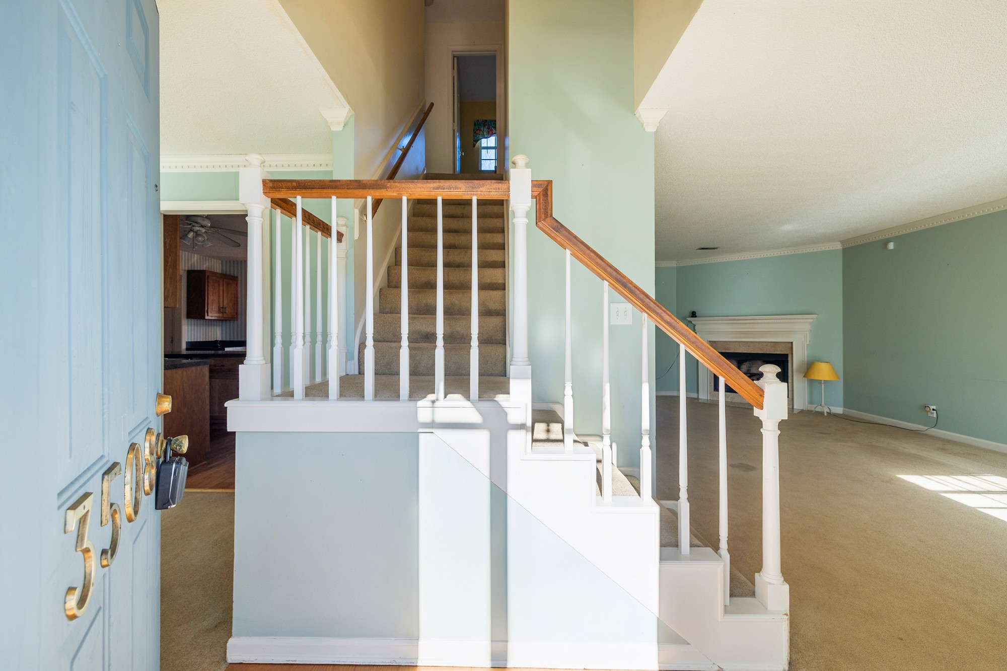 3508 Daisy Trail Antioch, TN 37013 - Photo 9 of 46 a view of entryway and hall with wooden floor